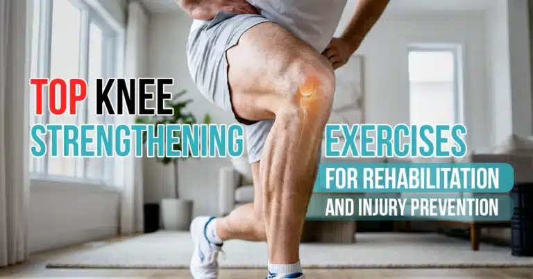 Patient performing knee strengthening exercises under physiotherapist supervision at Physio Village Ontario