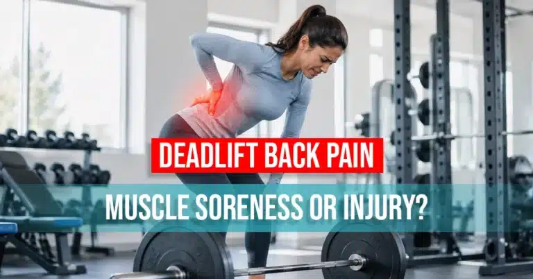 Deadlift Back Pain Muscle Soreness or Injury
